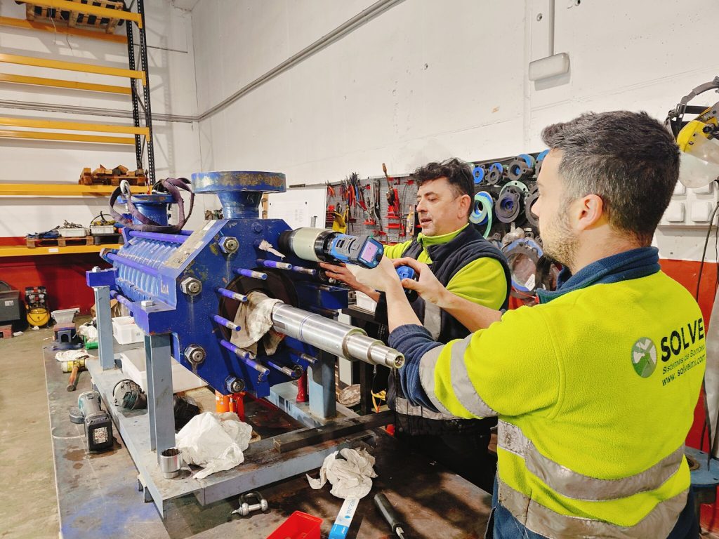 Proceso de reparacion de bombas de alimentacion de caldera