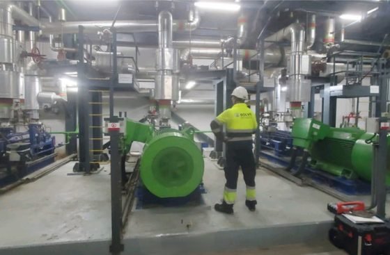 Puesta en marcha bomba de alimentacion de caldera