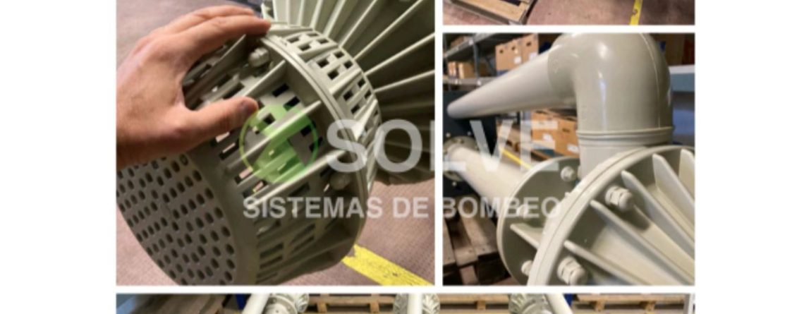 Bombas verticales plásticas